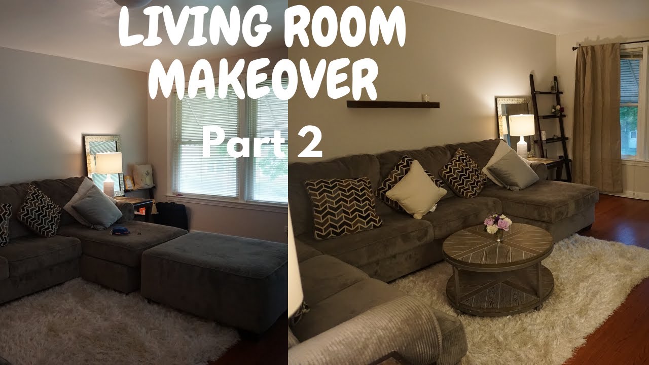 living room makeover youtube