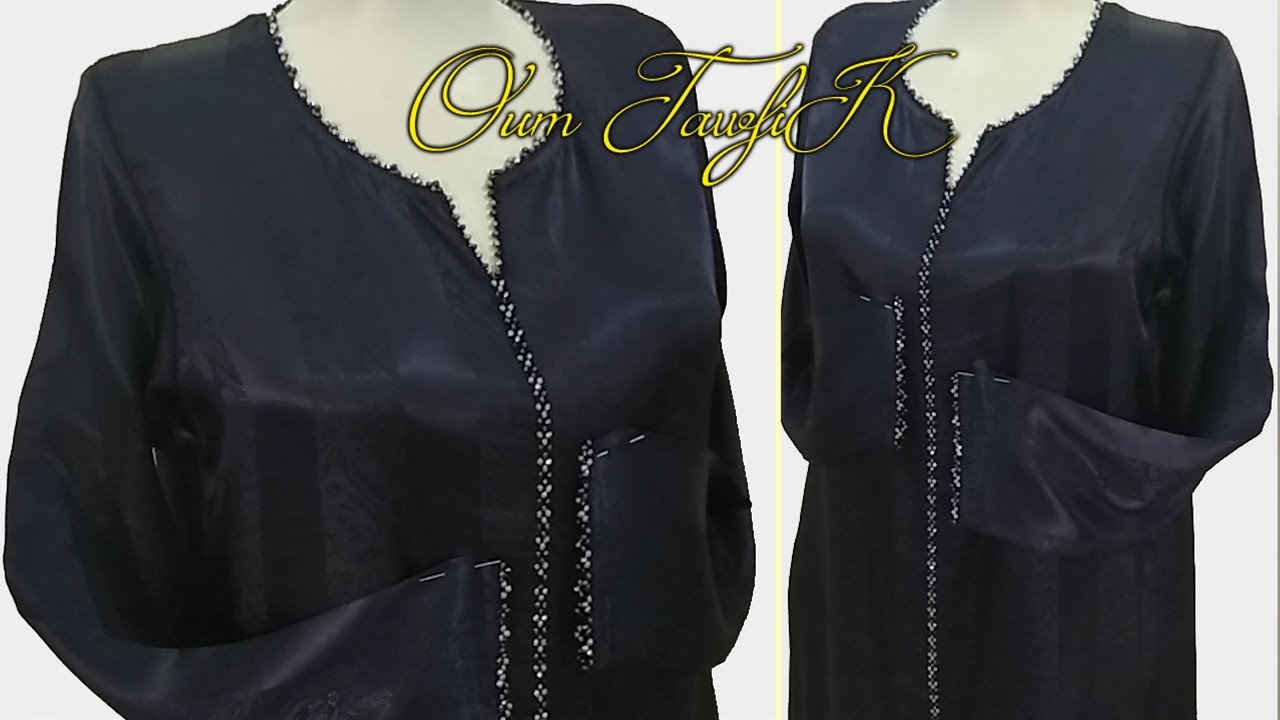 وخا تكوني مبتدئة فالراندة غادي تعلمي لهاد القفطان بالعقيق مع أم توفيق