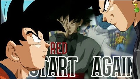 DBZ || AMV || RED START AGAIN || FULL HD||