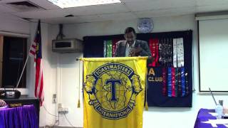 20111229 D'Utama Toastmasters: Breakdown (Evaluation Session)