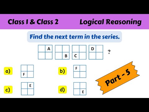 Logical reasoning questions and answers for Class 1 & Class 2 | 1st grade mental math - Part 5