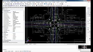 Highway Design Tutorial Video Intersection Type Design in CAD Viewer