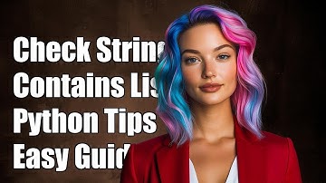 How to Check if a String Contains Elements from a List in Python