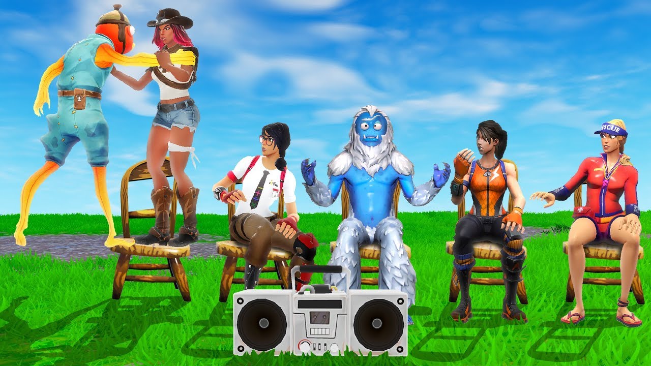 Fortnite MUSICAL CHAIRS Custom MiniGame! (Fortnite Creative) YouTube