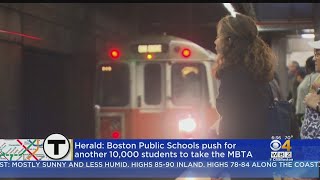 Boston Public Schools Want 10,000 More Students To Take T, Report Says