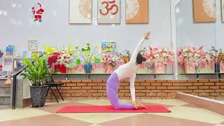 Gentle Stretching With A Rubber Ball, Yoga In Hose, Yoga Bikini