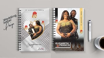 Wedding Jotter Design in Photoshop | Photoshop Tutorial 2024