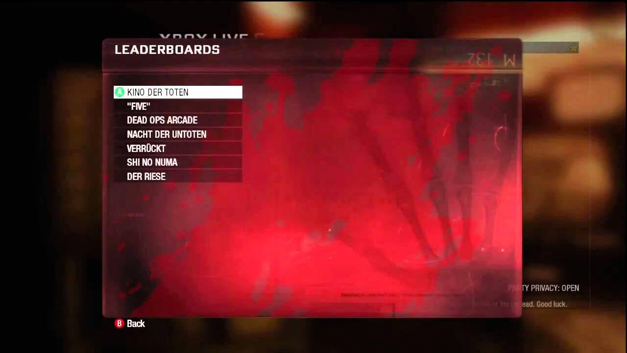 Black Ops Zombies Highest Round 42 on "Five" Nazi Zombies Ranked 160th in THE WORLD YouTube