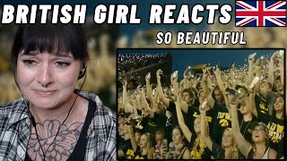 BRITISH Girl Reacts to The Incredible Iowa Hawkeyes Wave Story!