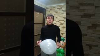 Как правильно завязать шар,привязать нитку к шару/how to bind a string to the balloon Как правильно завязать шар,привязать нитку к шару/how to bind a string to the balloon