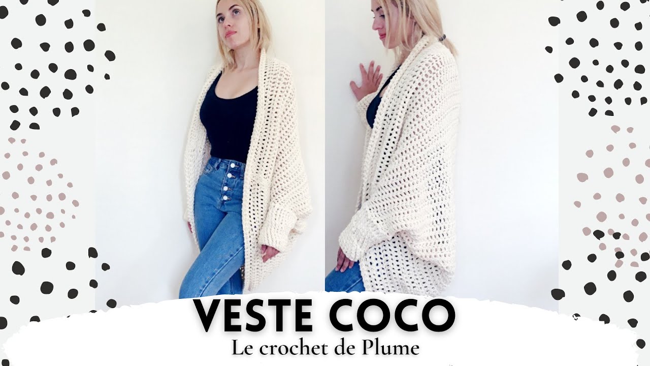 tuto crochet gilet rectangle