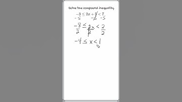 Solving Compound Inequalities
