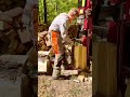 log splitter hydraulic #firewood #woodwork