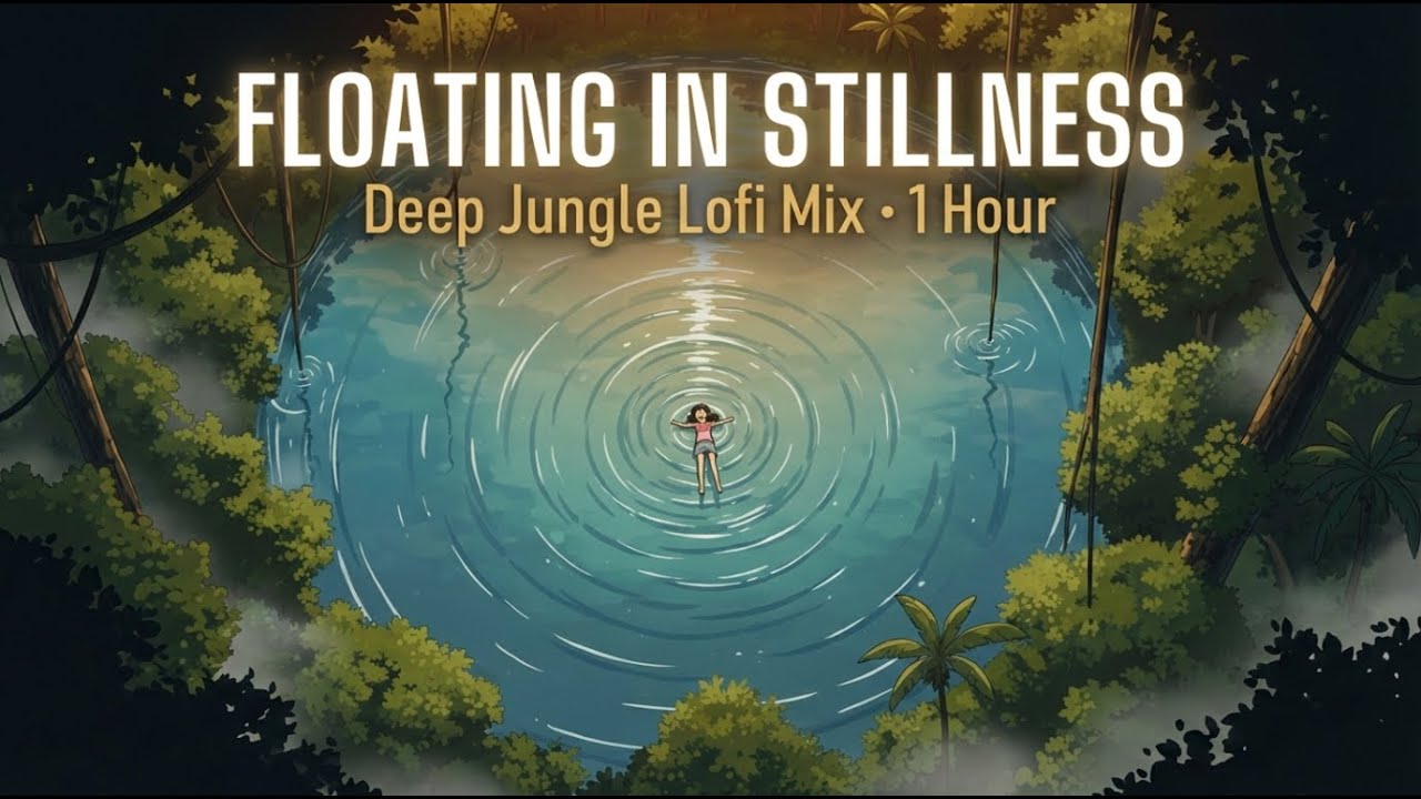 Floating in Stillness 🌿 Deep Jungle Lofi Hip Hop Mix [1 Hour]