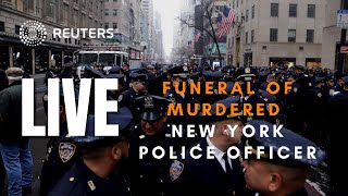 LIVE: Funeral of murdered New York police officer