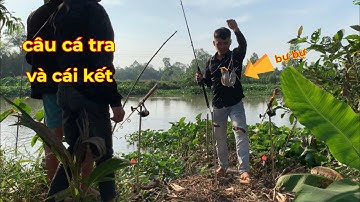 Câu cá tra sông.quay lai công binh câu cá tra và cái kết bất ngờ