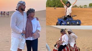 HONEYMOON: VLOG 2 | DUBAI | CAMEL RIDING | QUAD-BIKING | SAFARI DESERT
