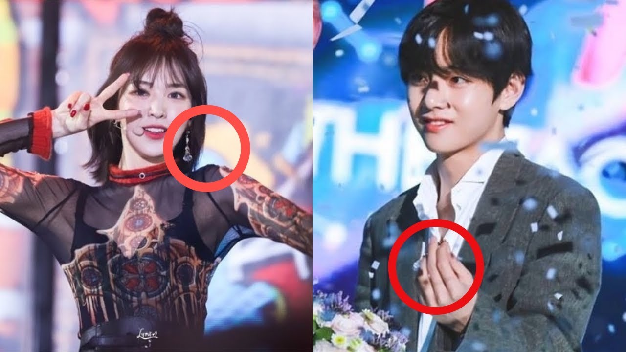 Khoảnh khắc gây sốt CĐM Hàn khi V (BTS) nhặt bông tai của Wendy (Red Velvet)