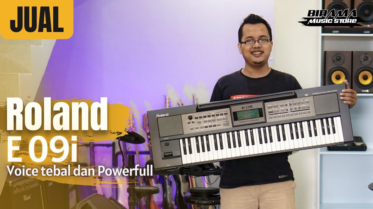 Powerfull..!! ROLAND E09i | Cocok untuk main band, gambus, orkes, campursari dll. style dangdut ada.