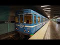 🇸🇪 Stockholm metro rolling stock. All current types