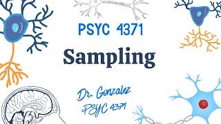 PSYC 4371 Sampling Techniques