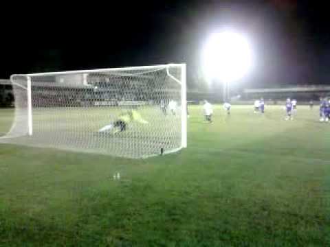 Adam Birchall penalty for Dover Athletic vs Farnbo...