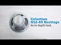Celestion G12-65 Heritage, in depth look.