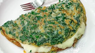 Spinach Cheese Omelette Easy Breakfast Recipe Monisas Kitchen