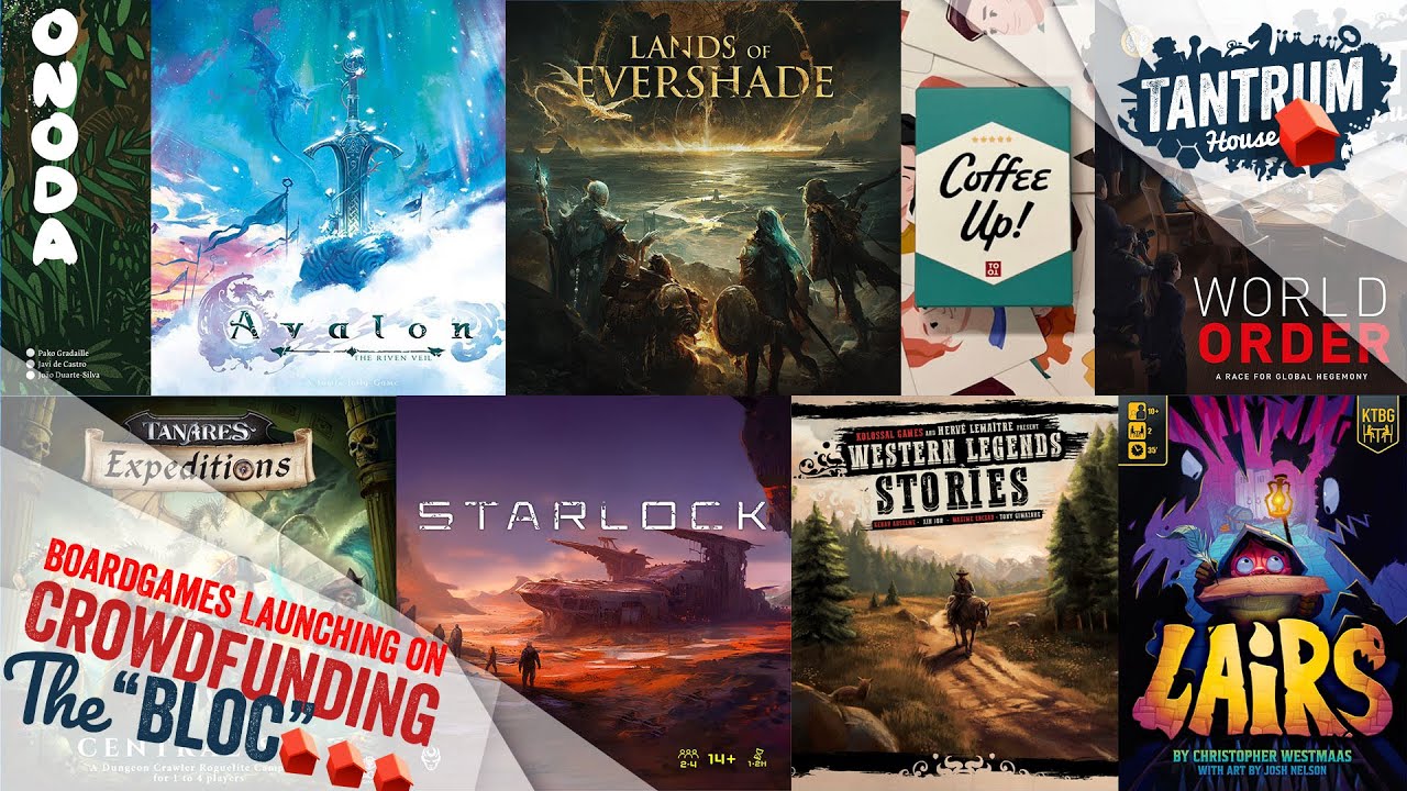 Upcoming Board Games: January 14-31, 2025: the BLOC