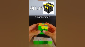 OLL 13 - Algoritmo y fingertricks