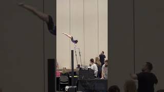 Kate Fugate 2029 L9   Bar routine from Warrior Classic. First time competing with no spot.
