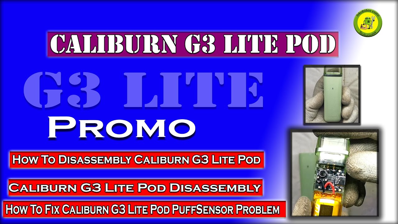 Caliburn G3 Lite Pod Disassemble | Caliburn G3 Lite Pod
