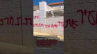 Israeli Settlers Besiege Occupied West Bank Christian Village  Aj shorts