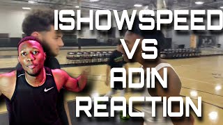speed vs adin \& faze rug irl 1v1 basketball - REACTION