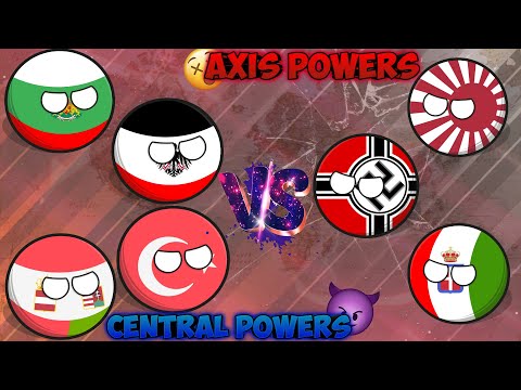 Empires In Nutshell|All Part|Central Powers Vs Axis:clash!|Shorts Countryballs Mapping