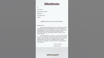 Indiscriminate Use of Loudspeaker | Editorial Letter | The Paragraph Lab |