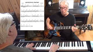 Love Me With All Your Heart - Jazz guitar &amp; piano cover ( Carlos Rigual )