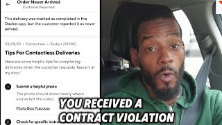 DoorDash Did THIS  NO MORE Contract VIOLATIONS?| #fooddelivery #gigwork #nomoreviolations