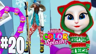 Talking Angela Color Splash Level 295 Gameplay Part 20 screenshot 5