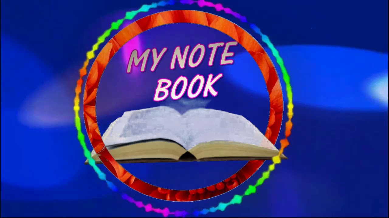 my notebook channel - YouTube