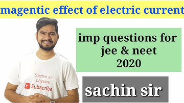 Magnetic effect of electric current |  problem practice | jee neet 2020