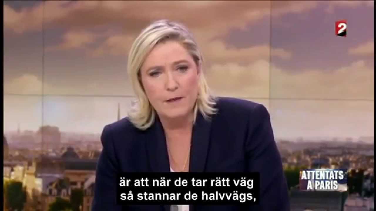 Marine Le Pen Ce Soir Sur France 2 Marine Le Pen France 2 den 17 november - YouTube
