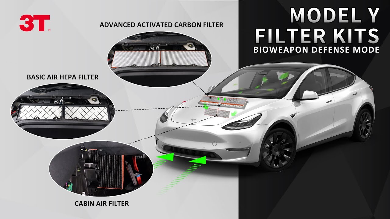 How to Change Tesla ModelY Air Intake Filter? 