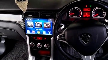 Proton Preve Cogoo 10.1 inch Android Plus Big Screen Player with oem socket MB Quart Component