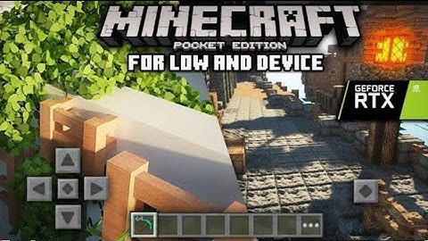 RTX shader for Minecraft pe and low end devices ll SG GAMING RT ll