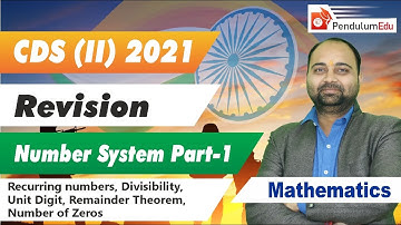 UPSC CDS Number System Part 1 | UPSC CDS Revision Live Class | CDS 2 2021 Most Expected QUestions