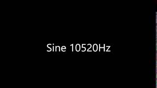 Sine 10520Hz Audio Only