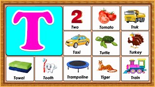 Words From T | Vocabulary Words | Early Childhood Education | ABC Flashcards screenshot 3