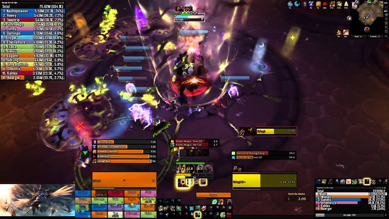 Mythic Ko'Ragh! 6/7M 675 Feral [Red Dragon Society] - YouTube