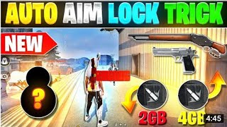 (M1887 & Desert Eagle) Auto Aim Lock Trick 🎯|| Top 3 Settings कोई नहीं बताएगा 😱#shorts ‎@PAGAL M10 